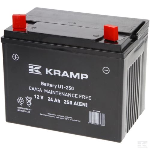 Baterie 12V 24Ah 250A, Kramp