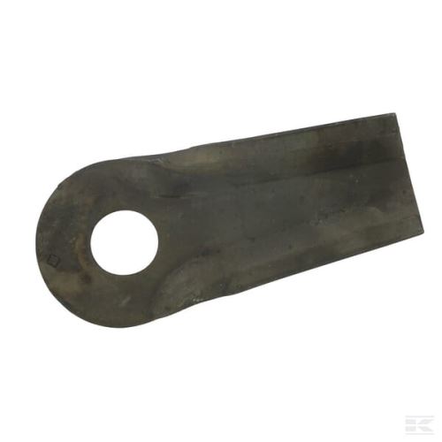 Nůž rotační sekačky rotace vlevo / vpravo 111 x 50 x 4 mm; ovál otvor 20,5 x 18,5 mm; vhodný pro Kuhn; 25 ks/bal.