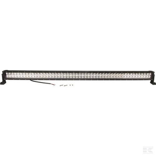 Světelná lišta LED 12/24 V, 300W, 25500 lm, hranatá, bílá, 1310x57 mm, kabel, 100 LED, Kramp