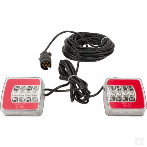 Sada LED světel 12/24 V, montovatelná, kabel 12 m