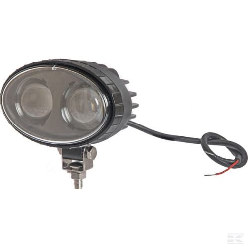 Bezpečnostní světlo modré, 10-80 V, 10 W, 250 lm, oválné, bodové, 2 LED, Kramp